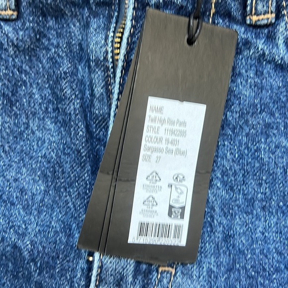 Rotate Twill High Rise Pants - Picture 4 of 6